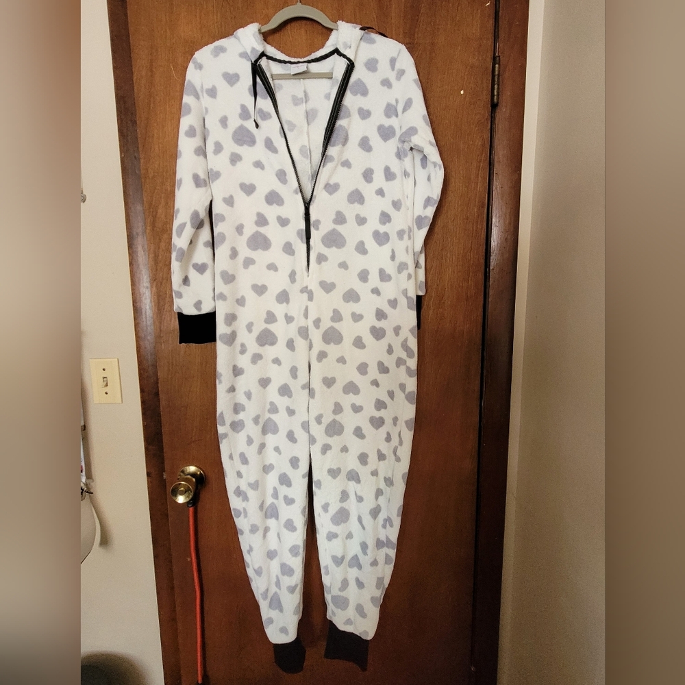 Totally Pink Women's Plush One Piece Pajamas